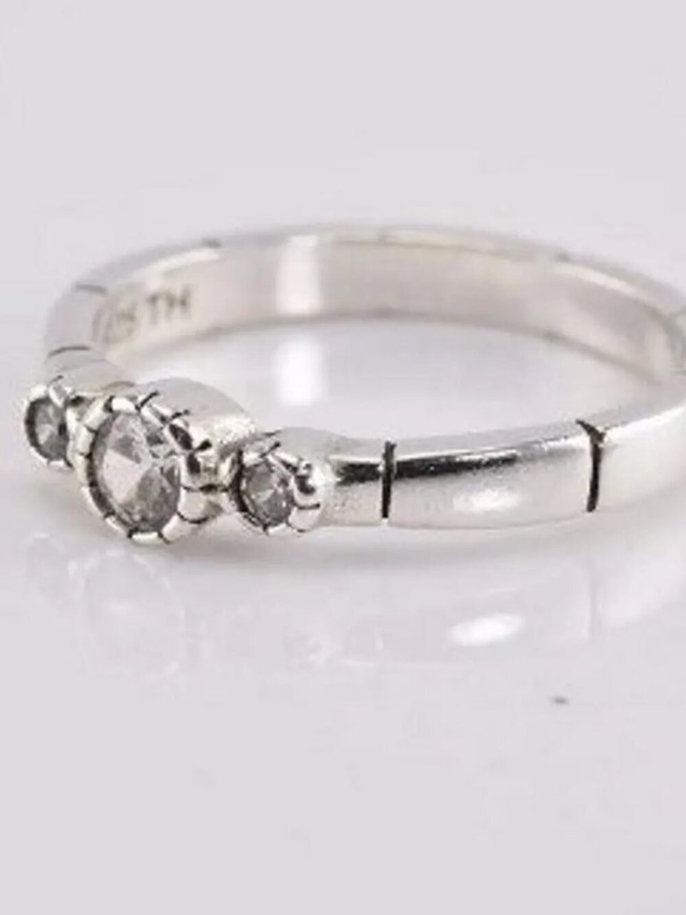 Silpada Trio Cubic Zirconia Ring, R2271, Size 7